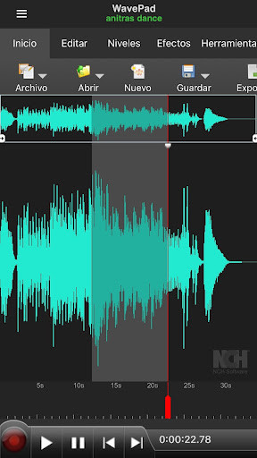 Run android online APK WavePad, editor de audio gratis [ES] from MyAndroid or emulate WavePad, editor de audio gratis [ES] using MyAndroid